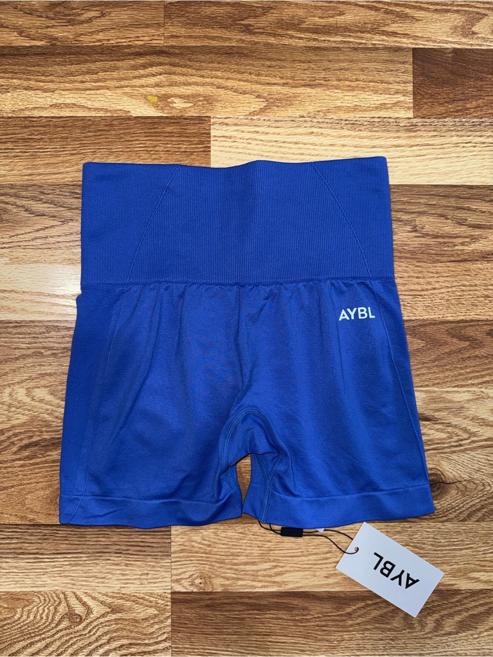 AYBL Empower Seamless Shorts Women’s XS Cobalt Blue High Waisted Ribbed